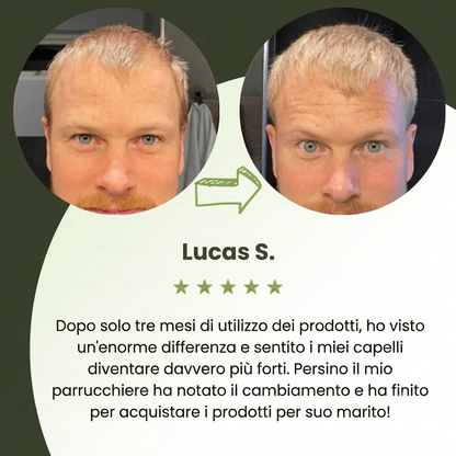 Siero per la crescita dei capelli da uomo