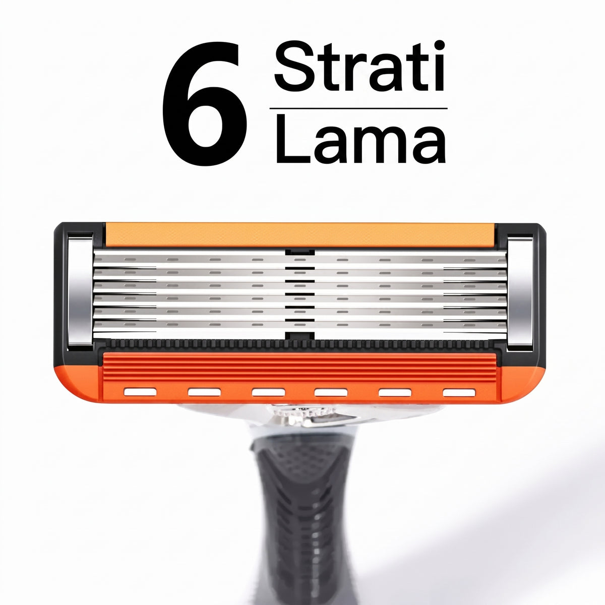 Confezione da 24 - Rasatura Ergonomica con Testina Rotante Lama Affilata Antiscivolo