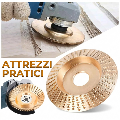 Confezione da 3 - Resistenti Dischi Abrasivi per Levigatrice Uso Legno e Metallo