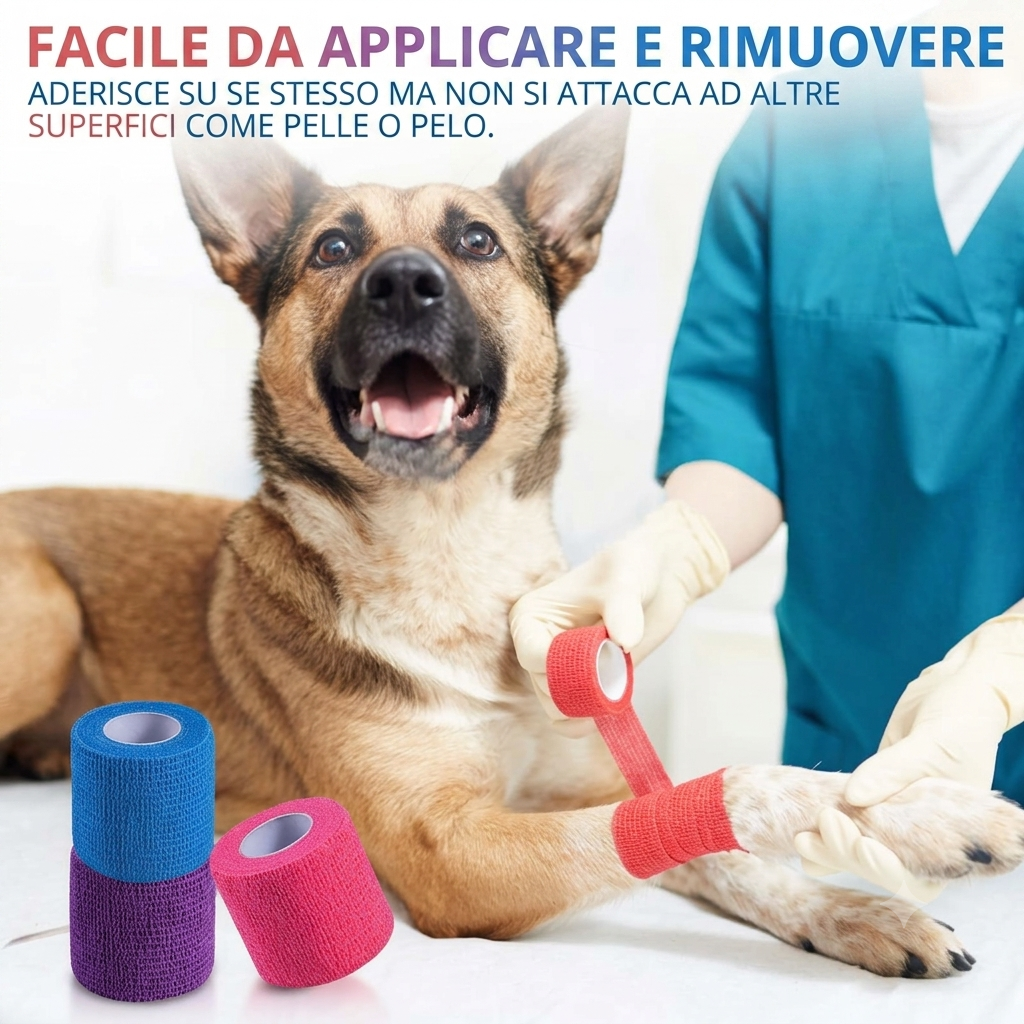 Confezione da 10 - Supporto Elastico Traspirante per Caviglia e Gomito, Autoadesivo
