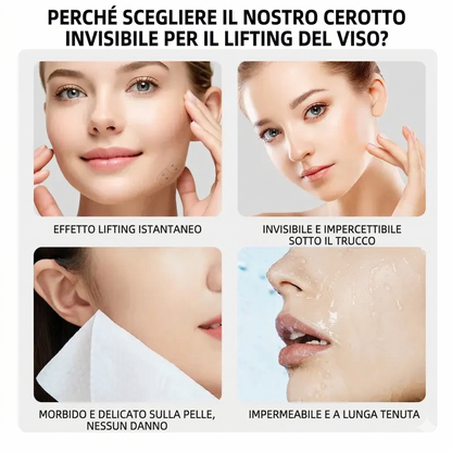 Confezione da 120 pezzi - Nastro Invisibile per Lifting