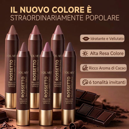 Lunga Durata Rossetto Opaco Set 6 Pezzi Resistente All’Acqua