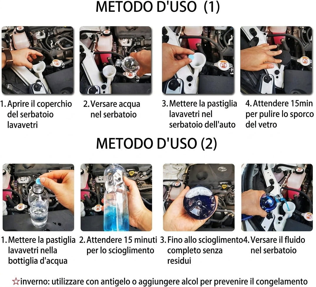 Pulizia Efficace Liquido Lavavetri Concentrato 50 Compresse
