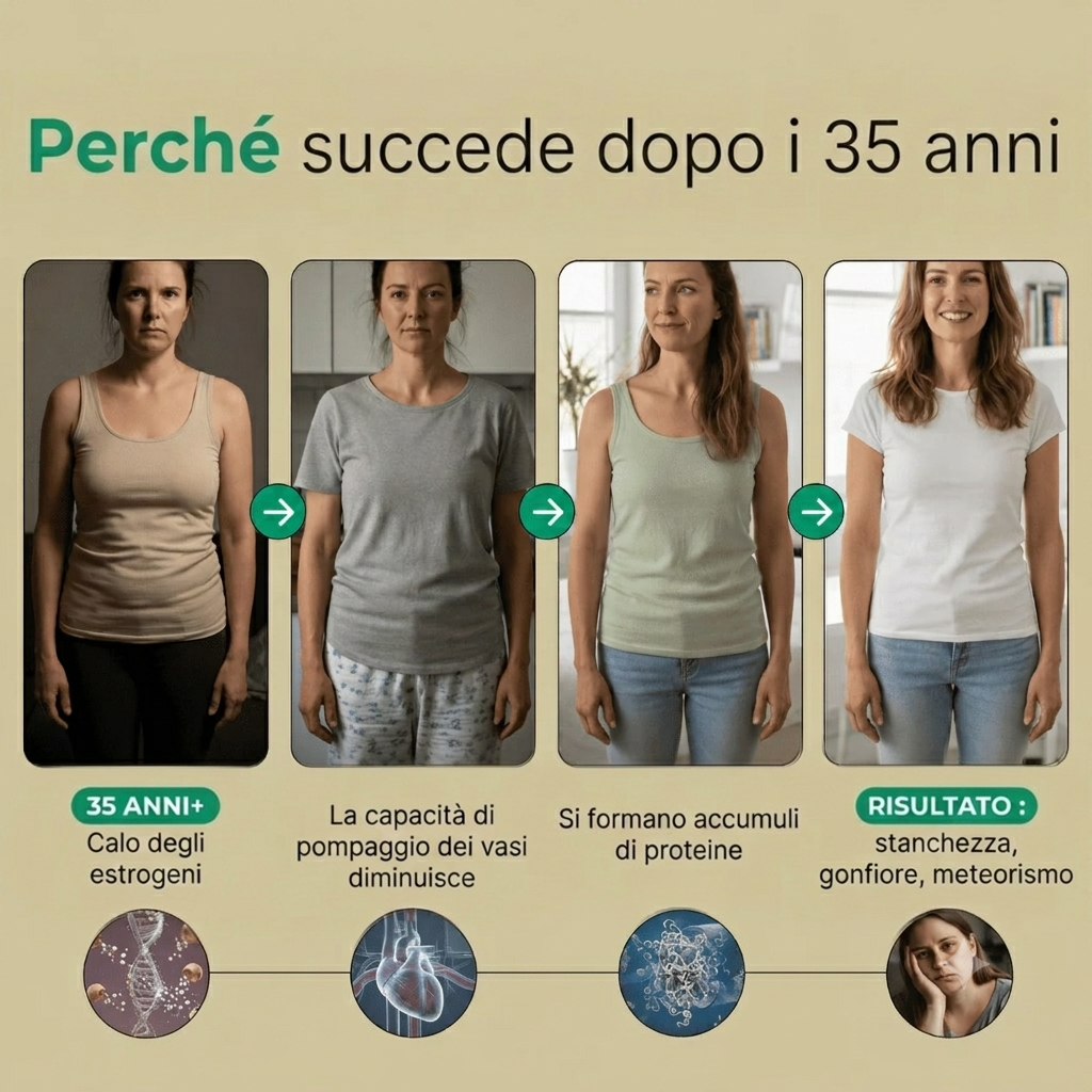 PALAMOT™ Capsule per il Drenaggio Linfatico · Trasformazione Completa in 60 Giorni