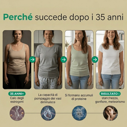 PALAMOT™ Capsule per il Drenaggio Linfatico · Trasformazione Completa in 60 Giorni