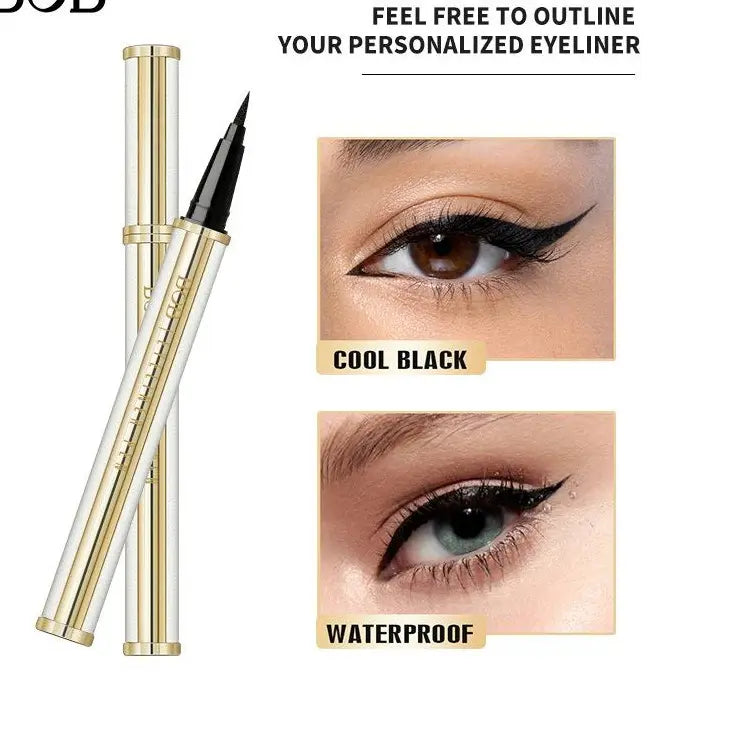Eyeliner Impermeabile a Punta Spessa Lunga Tenuta e Antisbavatura