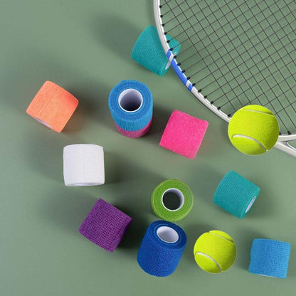 Confezione da 10 - Supporto Elastico Traspirante per Caviglia e Gomito, Autoadesivo