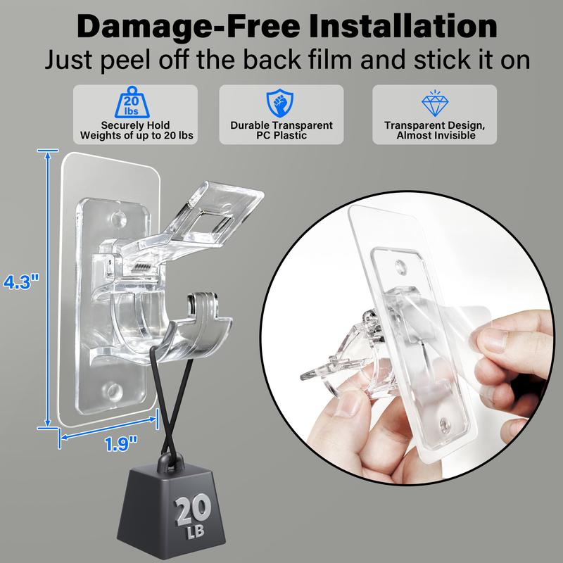 Installazione Facile Supporti Bastoni Tende Senza Fori