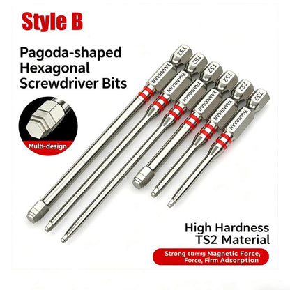 Set Cacciaviti Magnetici con Punta Esagonale per Viti Varie