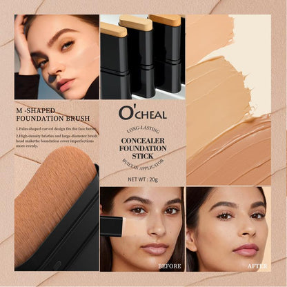 Base Idratante e Correttore Stick 2-in-1 Formula a Lunga Tenuta