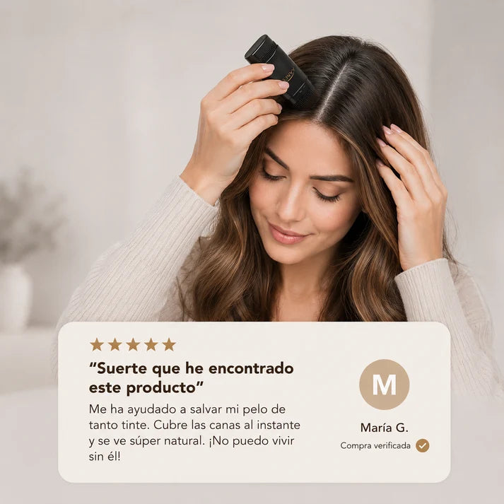 2-in-1 Pettine per Ritocco dei Capelli Grigi – Copertura Istantanea