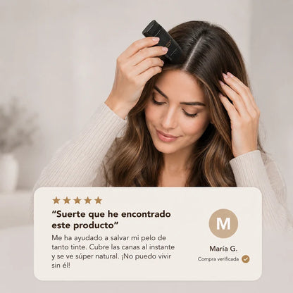 2-in-1 Pettine per Ritocco dei Capelli Grigi – Copertura Istantanea