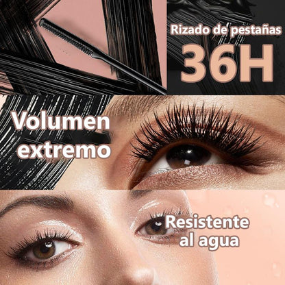 Lunga Durata Mascara Waterproof Effetto Ciglia Naturali Nero