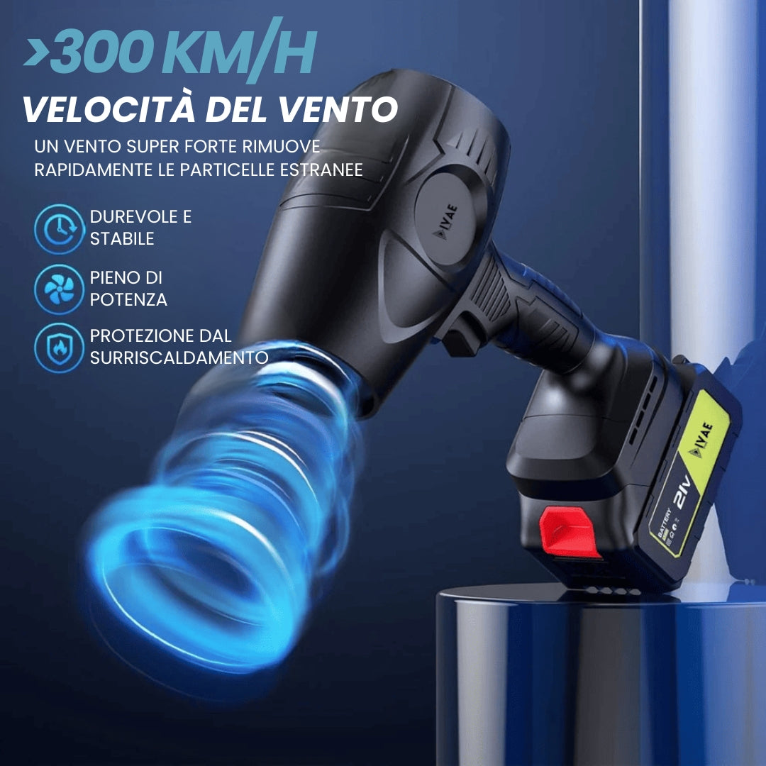 AirBlaster Pro™ con 2 batterie e custodia per il trasporto GRATUITA