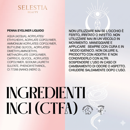 Tratto Preciso Eyeliner Liquido Resistente Sbavature Punta Feltro