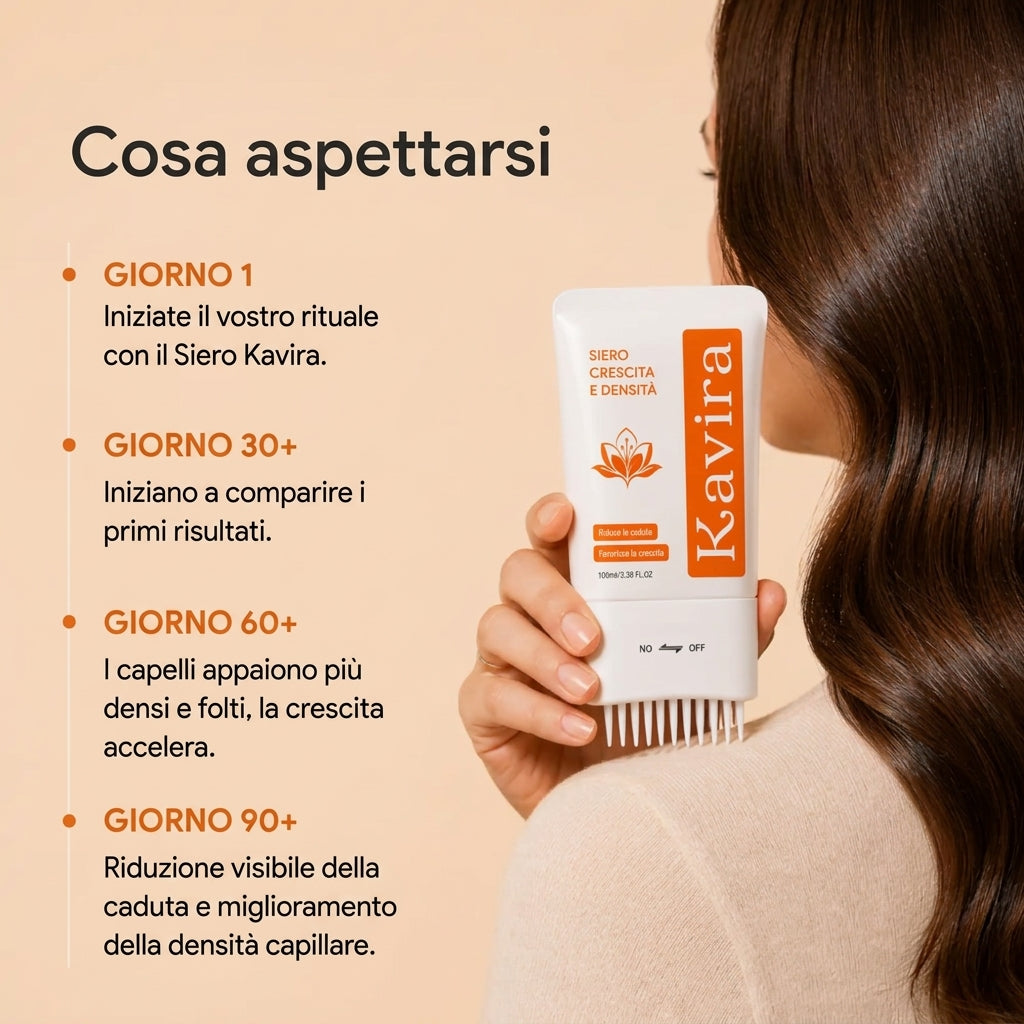 Capelli più lunghi, forti e folti in 6 settimane