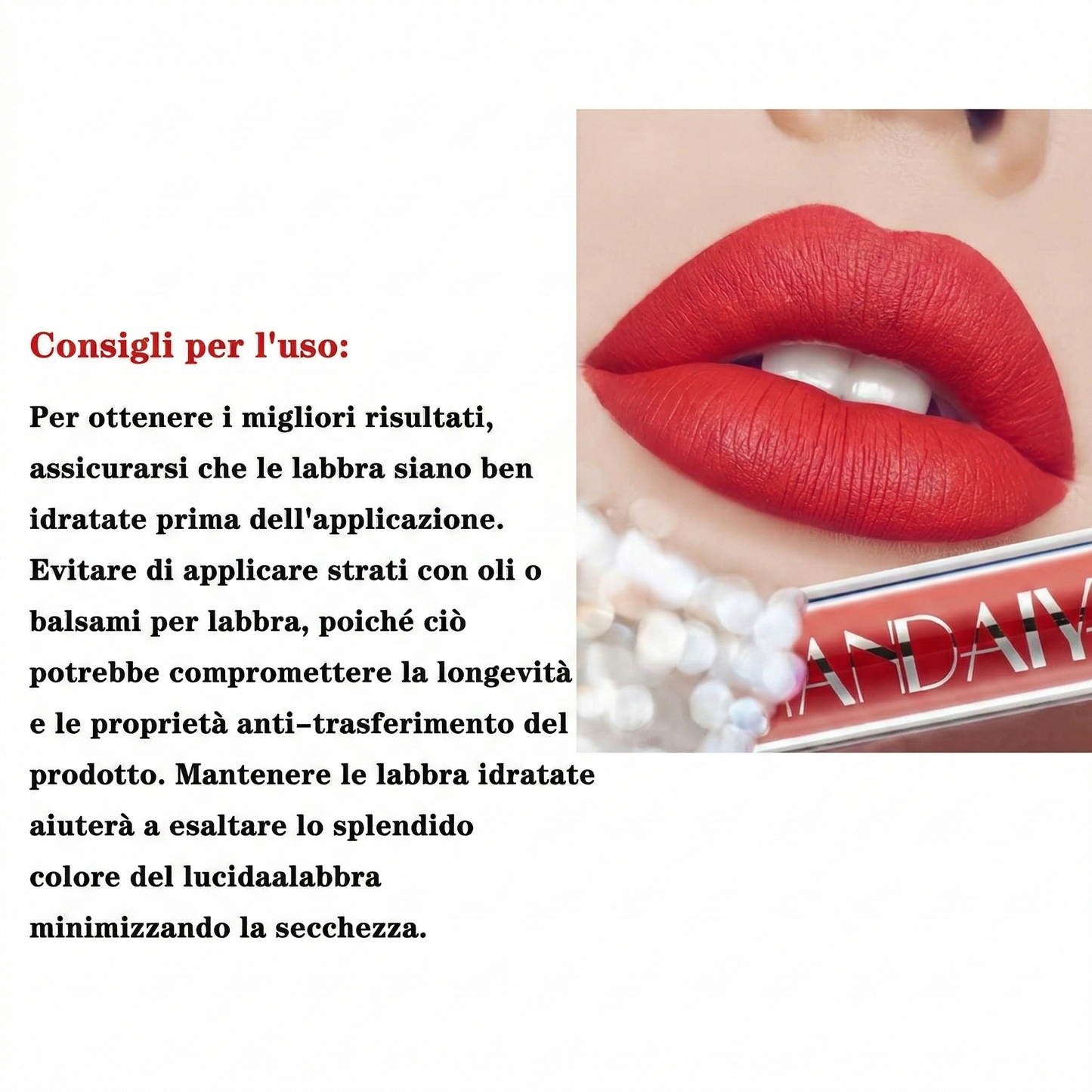 Set di 6 rossetti liquidi opachi a lunga tenuta