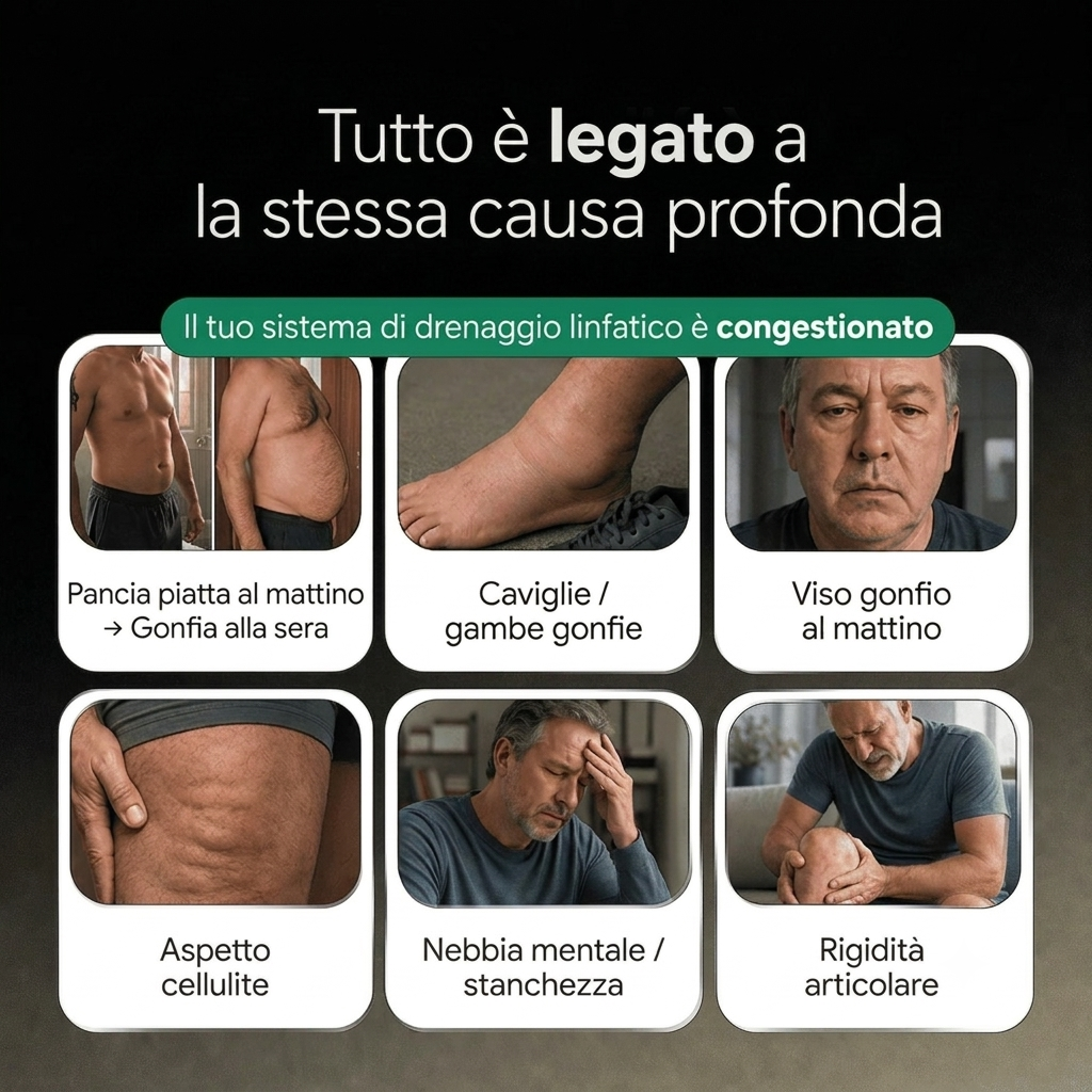 PALAMOT™ Capsule per il Drenaggio Linfatico · Trasformazione Completa in 60 Giorni