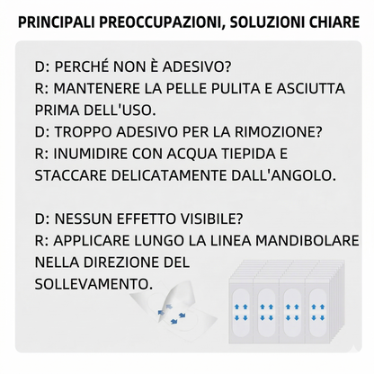 Confezione da 120 pezzi - Nastro Invisibile per Lifting