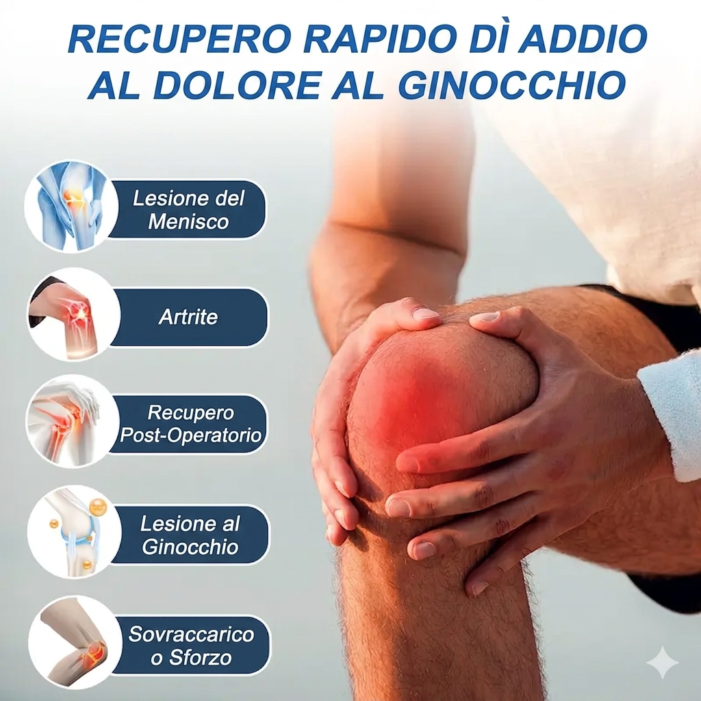 Coppia di supporti rotulei con fascia per dolore e infortuni