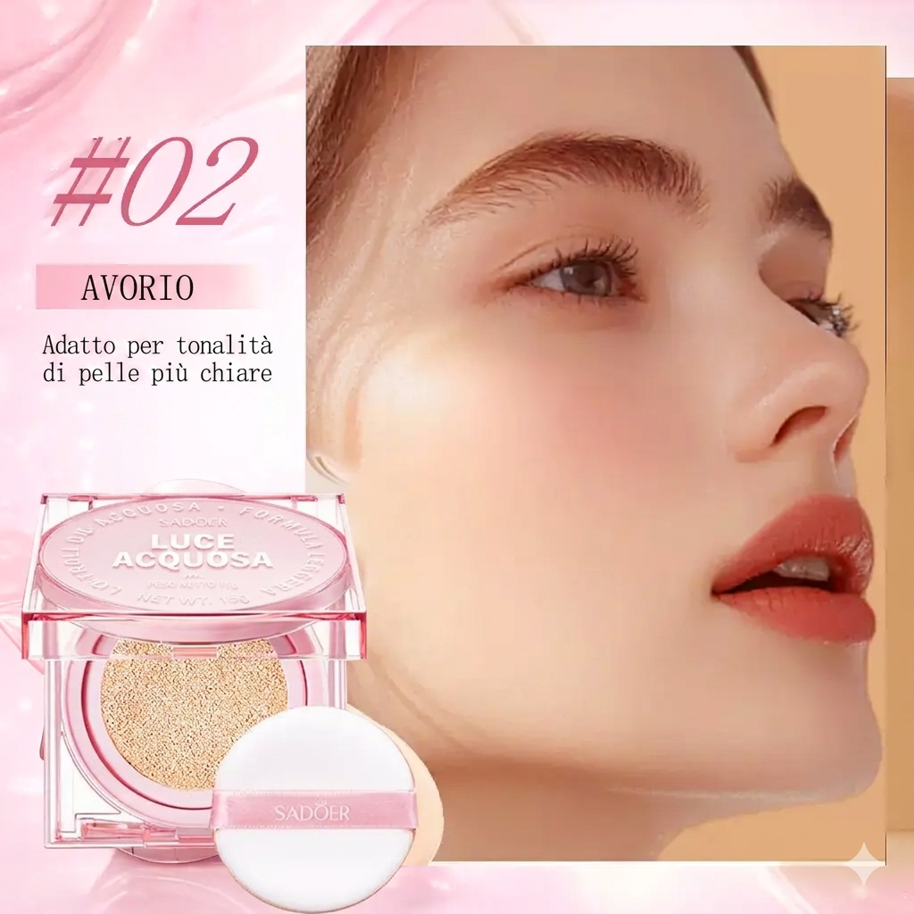 Coprenza Alta Fondotinta Cushion Matte Lunga Durata Rosa