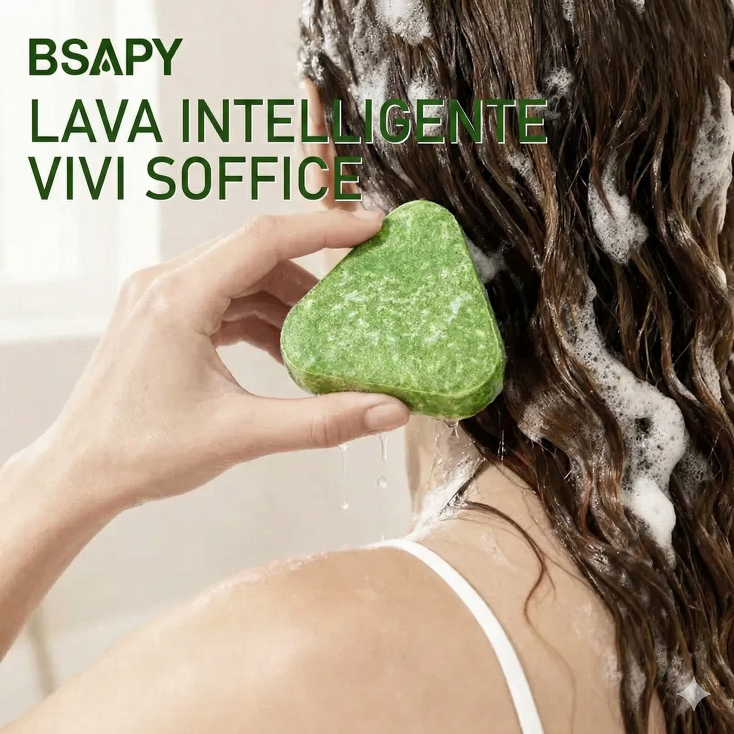 Shampoo solido anticaduta - 120 g