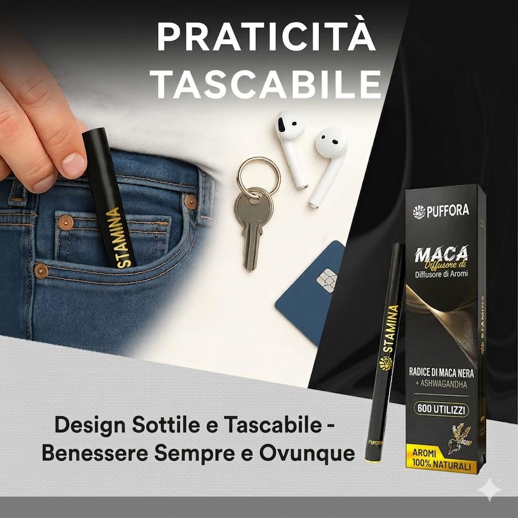 PUFFORA Stick Rilassante e Detox – Alle Erbe