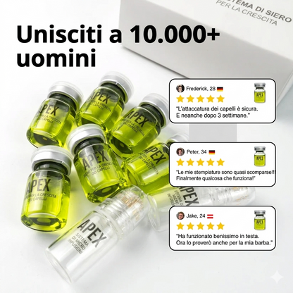 Sistema per la crescita dei capelli Apex