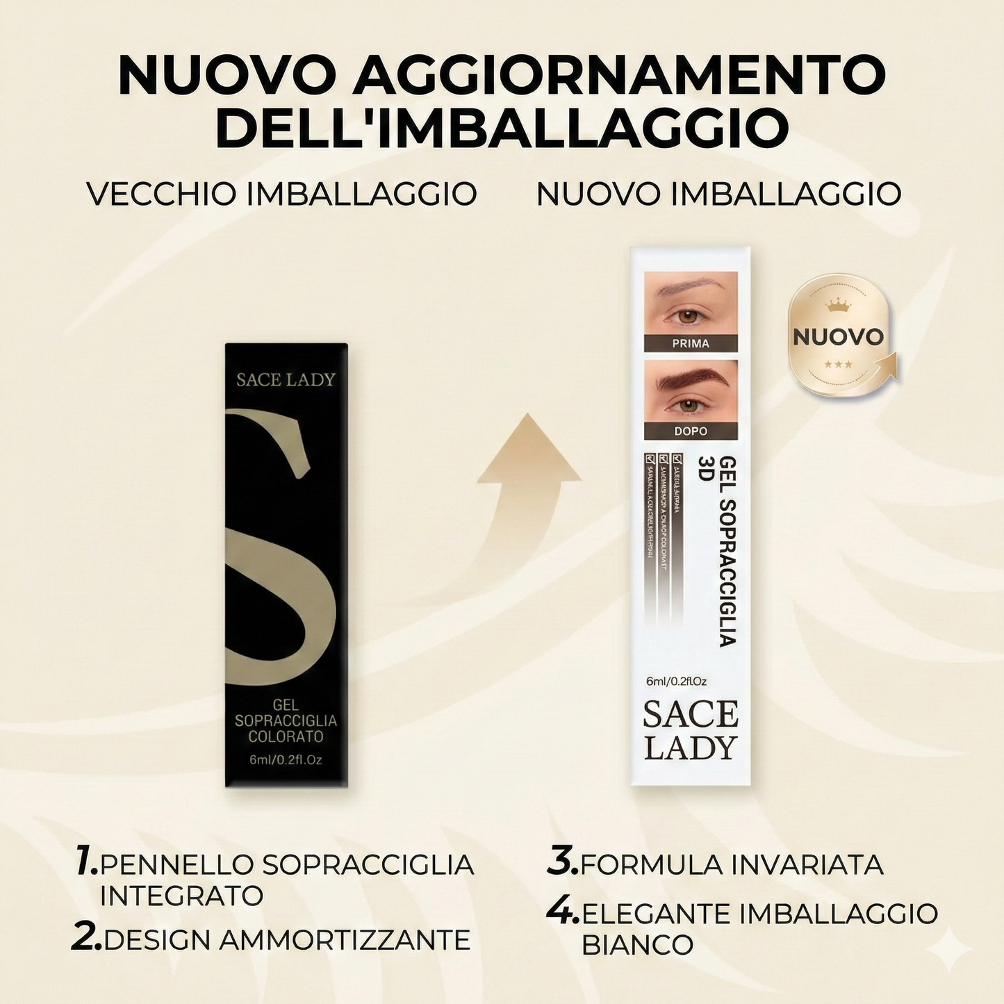 Gel per sopracciglia 3D - 6 ml