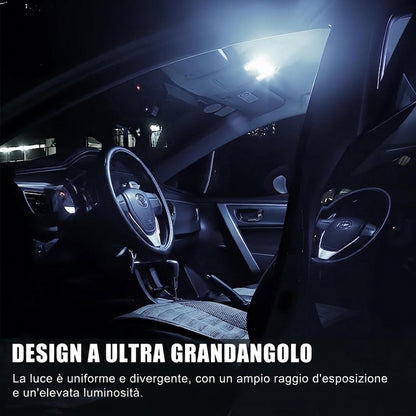 Confezione da 42 - Illuminazione Interna Auto Kit LED Alta Luminosità 12V