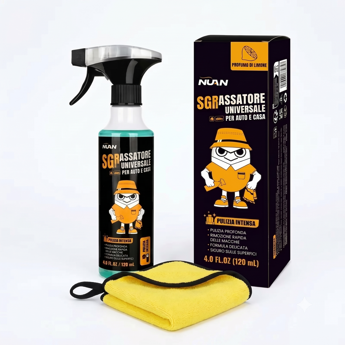 Pulizia Rapida Multiuso Spray per Auto e Casa 300ml