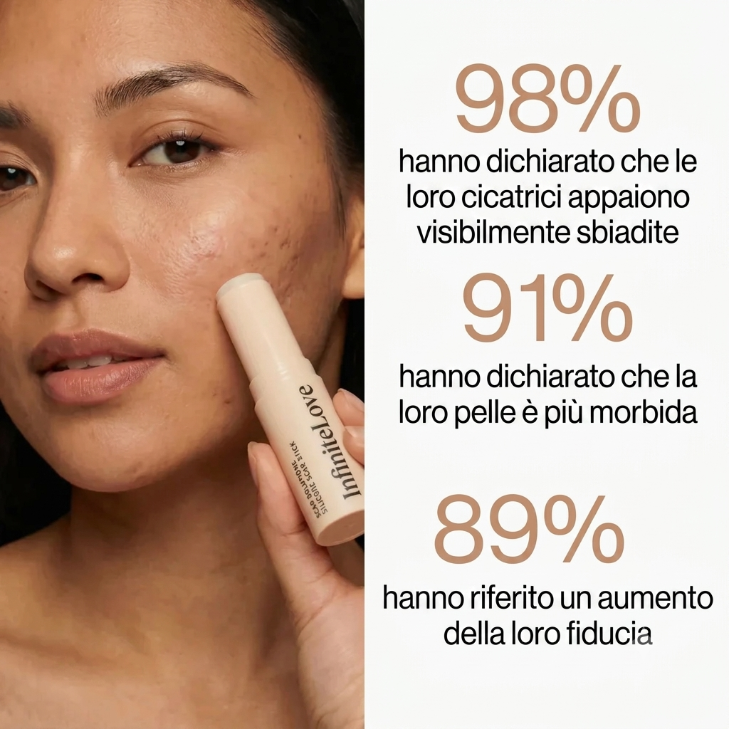 Stick Riparatore di Cicatrici con Silicone Medico – Leviga e Riduce i Segni Visibili