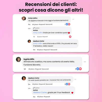 Kit per la depilazione istantanea