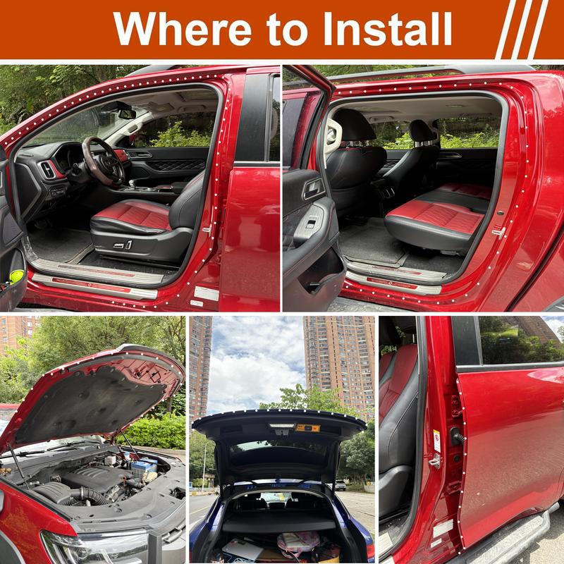 Isolamento Acustico Striscia Porta Auto Adesiva Universale