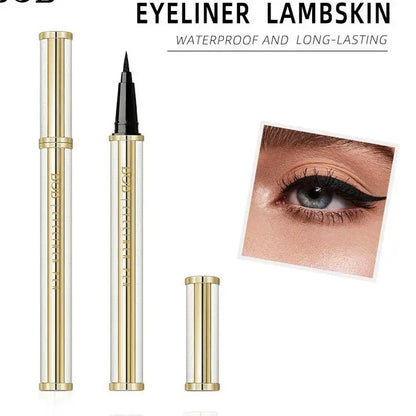 Eyeliner Impermeabile a Punta Spessa Lunga Tenuta e Antisbavatura