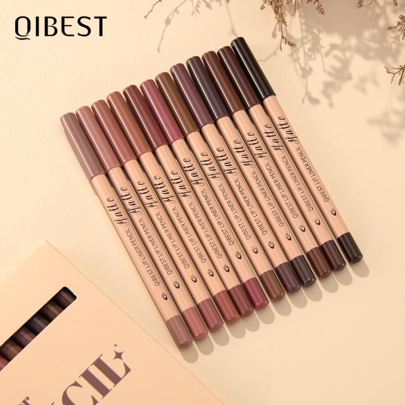 Lunga Durata Matite Labbra Opache Finitura Vellutata Set 12