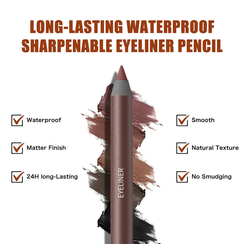 Trucco Occhi Matita Eyeliner Resistente a Sbavature Punta Morbida
