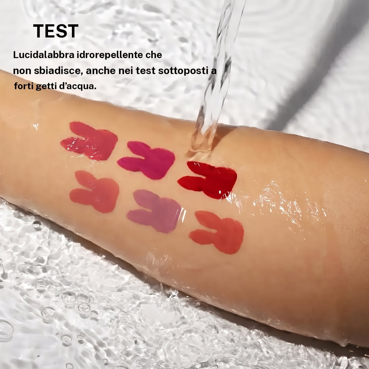 Confezione da 6 - Lunga Durata Lucidalabbra Liquido Effetto Velluto Satinato Kit