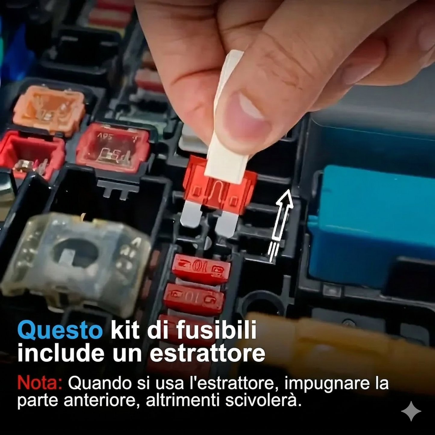 Set assortito di 306 fusibili a lama per auto