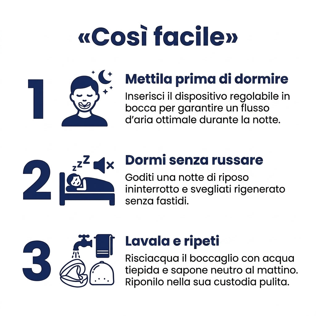 Smetti di russare fin dalla prima notte - RestLab