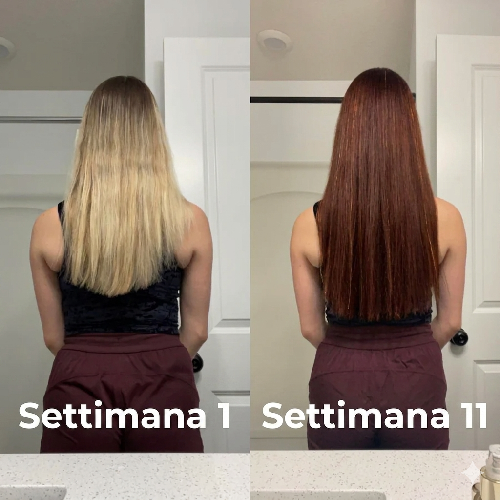 Olio vegano per capelli per una crescita rapida