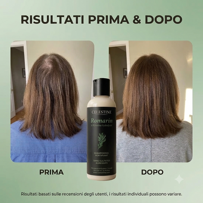 Celestine Shampoo al Rosmarino & Cheratina
