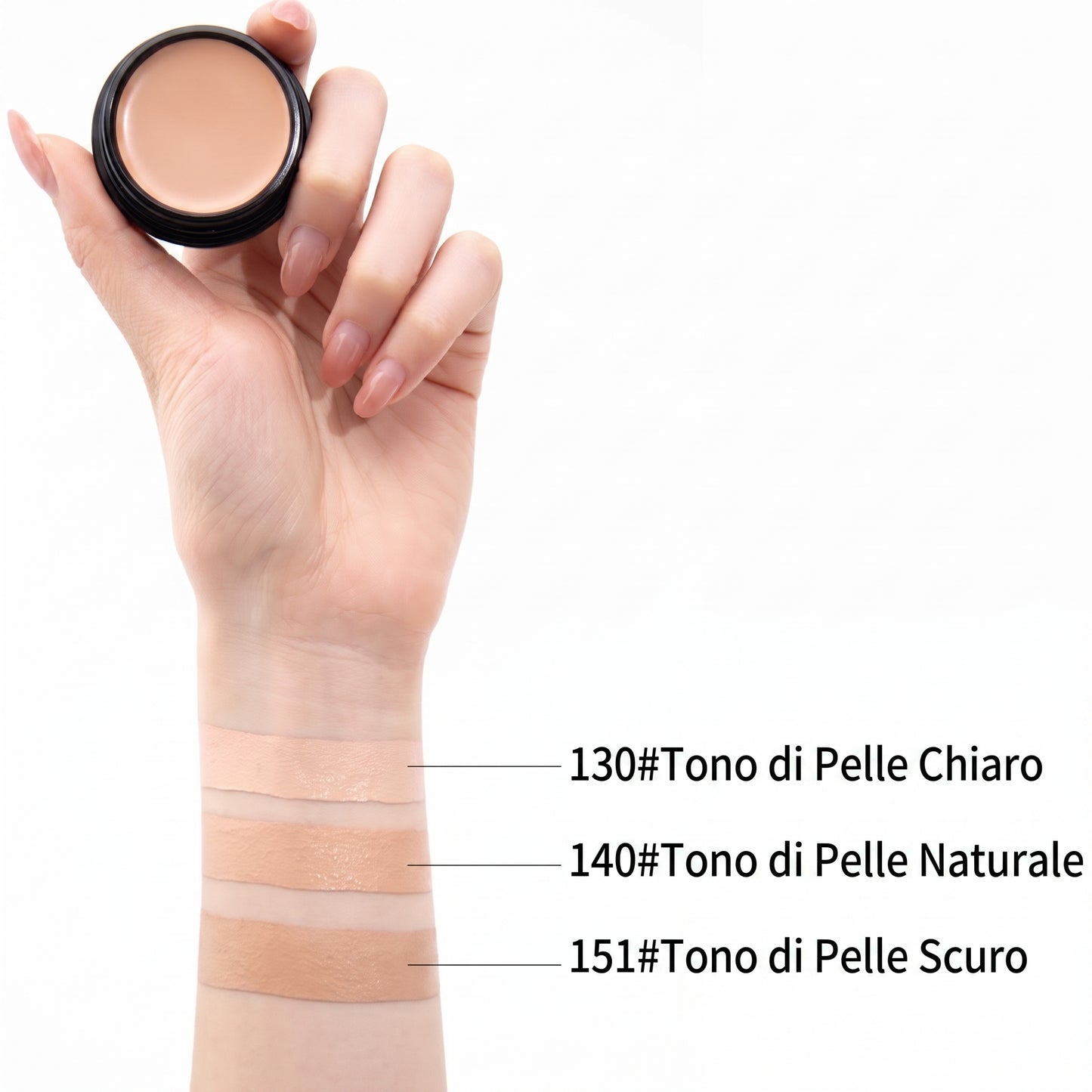 Correttore Viso Copertura Totale Opaco Leggero Waterproof