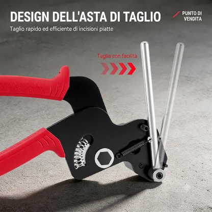 Kit di fascette stringicavo in acciaio inox con 100 fascette da 30 cm resistenti ai raggi UV.