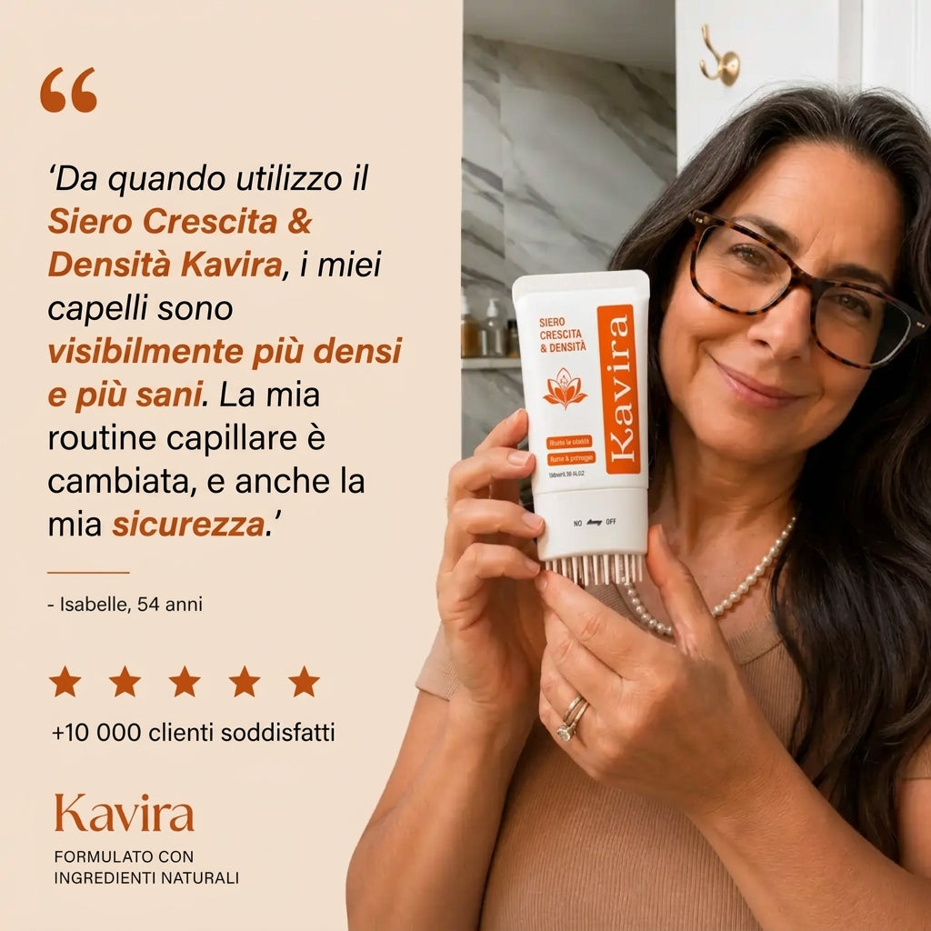 Capelli più lunghi, forti e folti in 6 settimane