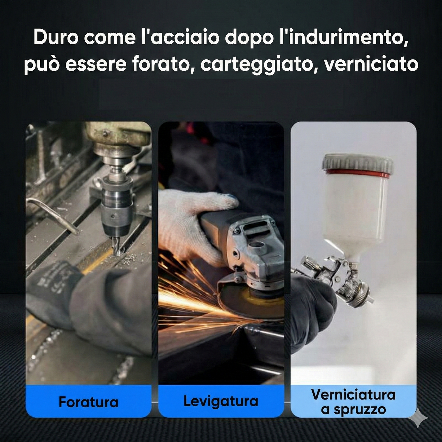 Adesivo per fusione migliorato - Riparazione dei metalli