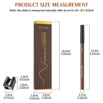 Trucco Occhi Matita Eyeliner Resistente a Sbavature Punta Morbida
