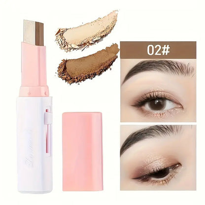 (Confezione da 6) - Illuminante Ombretto Stick Bicolore Lunga Durata Waterproof