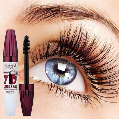 Lunga Durata Mascara Ciglia 7D Impermeabile Effetto Naturale