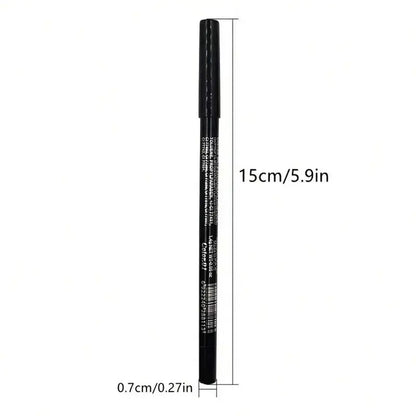 Penna eyeliner glitterata da 12 colori, penna eyeliner punk gotico affumicato impermeabile con finitura lucida perlata ad alto colore, trucco, set di matite per eyeliner, prodotti per il trucco, matite per eyeliner, cosmetici, tonalità per eyeliner,